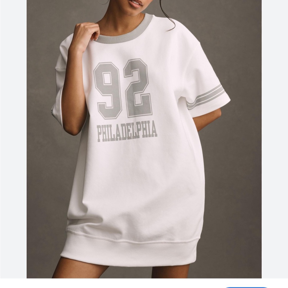 Anthropologie Daily practice, Philadelphia sweatshirt dress